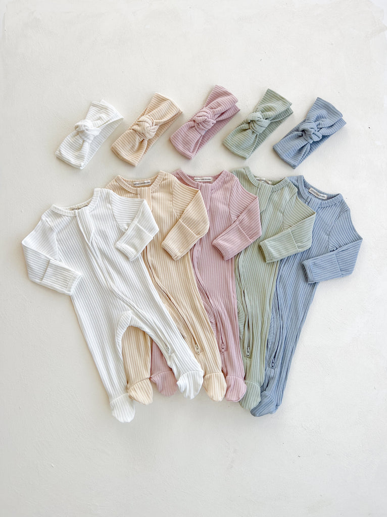 Organic Ribbed Onesie