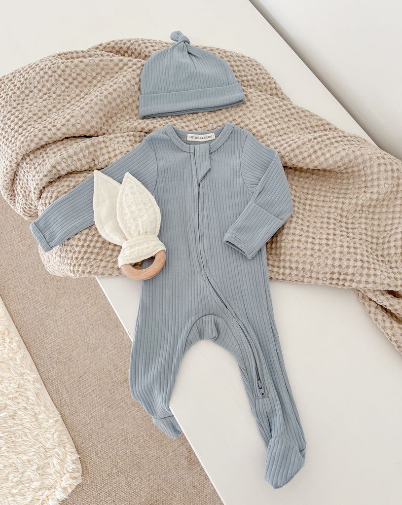 Organic Ribbed Onesie