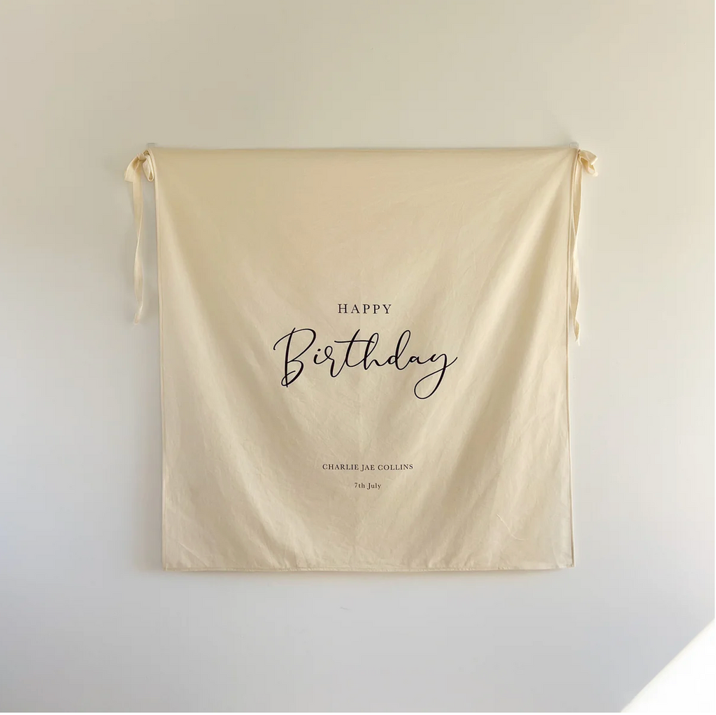 The Birthday Banner - Script