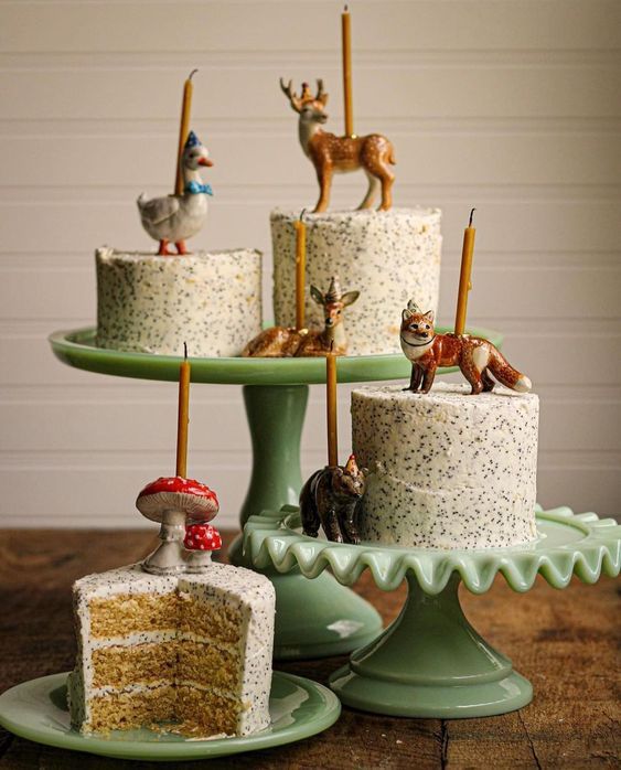 Beeswax Cake Topper Candles