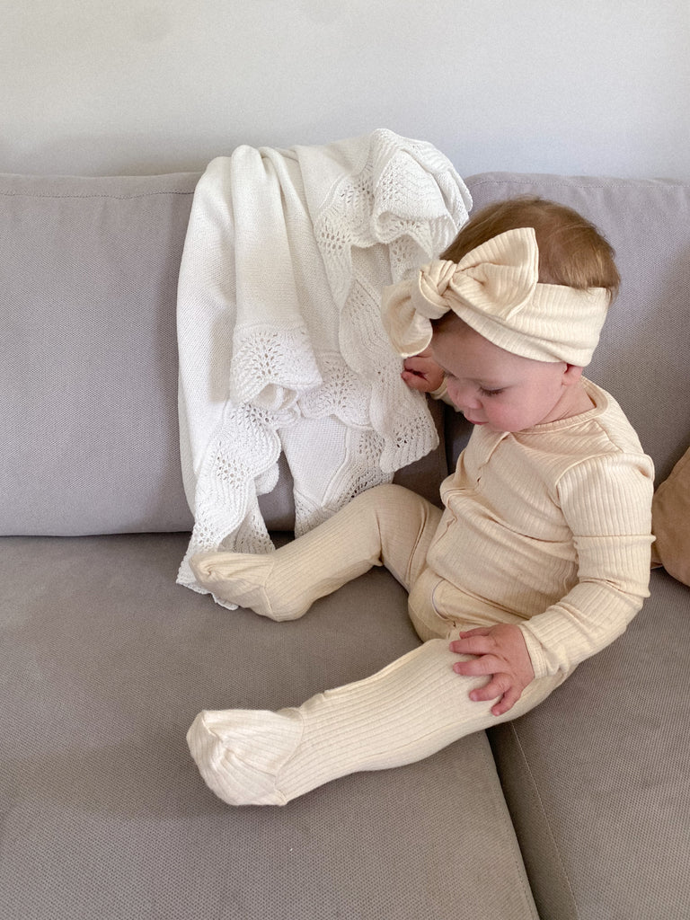 Organic Ribbed Onesie